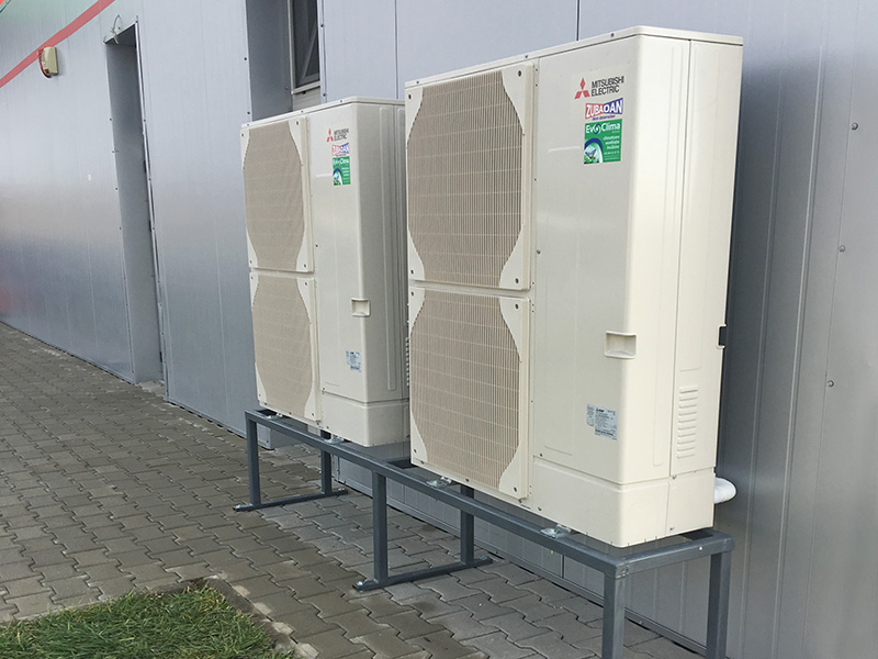 Echipamente de climatizare Mitsubishi si ventilatie, rețeaa MOL